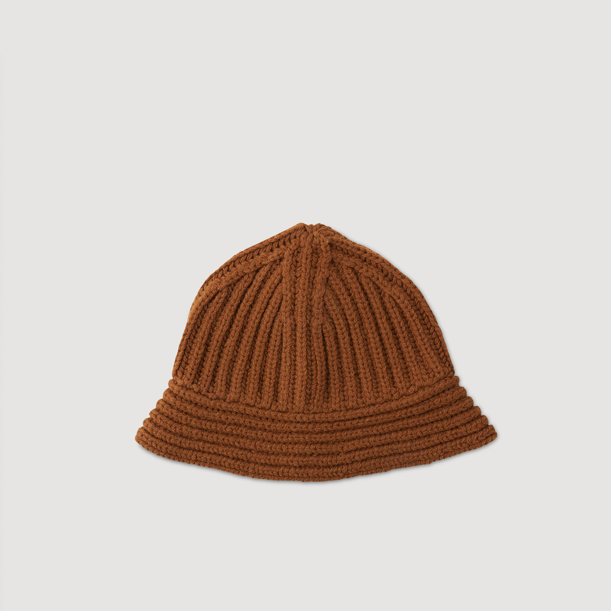 Knit bucket hat
