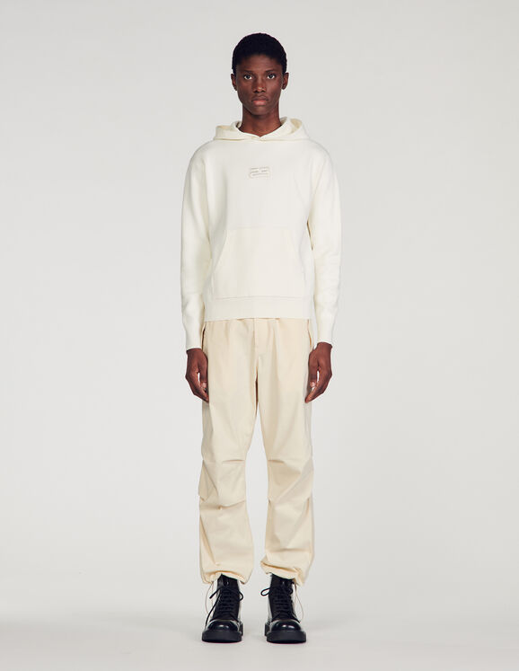 Knit hoodie