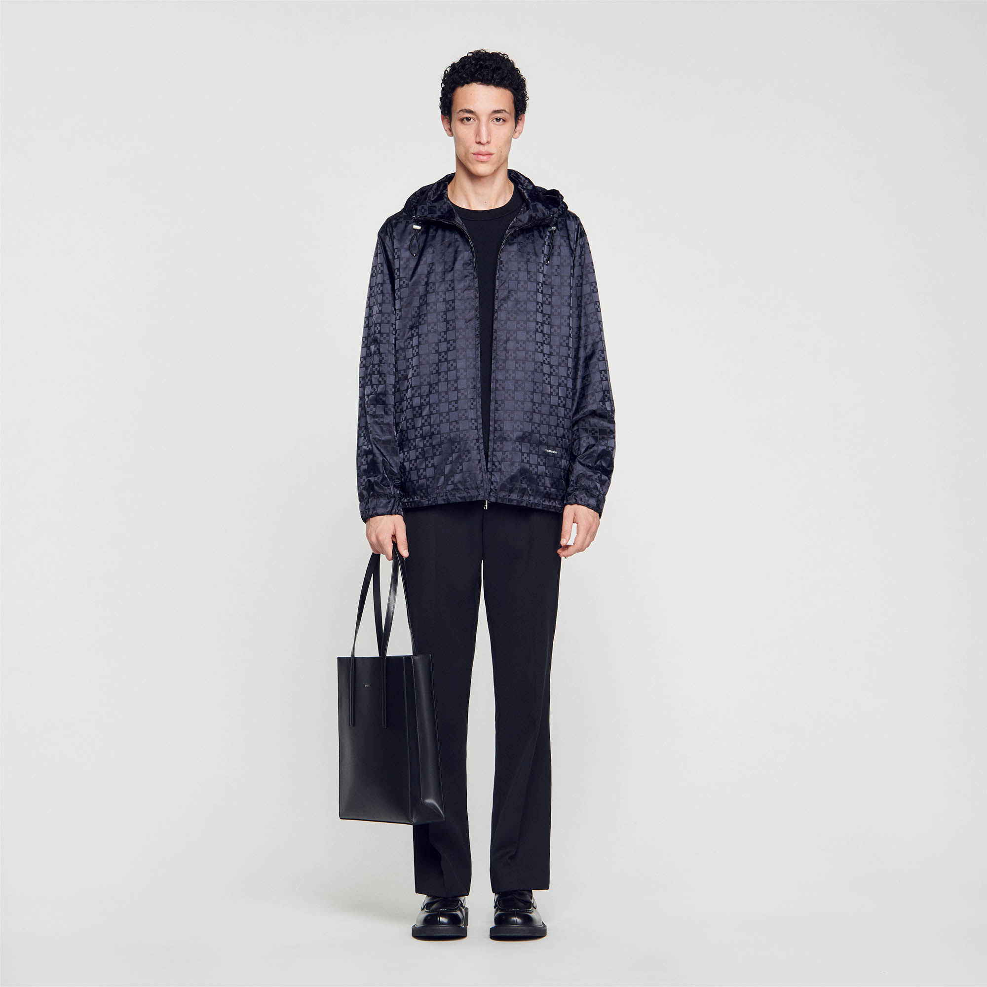Square Cross nylon jacket