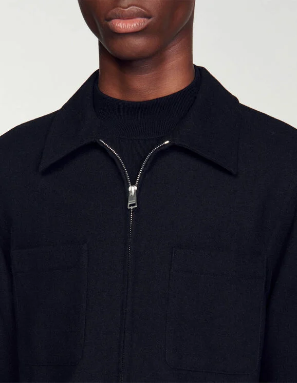 Wool overshirt