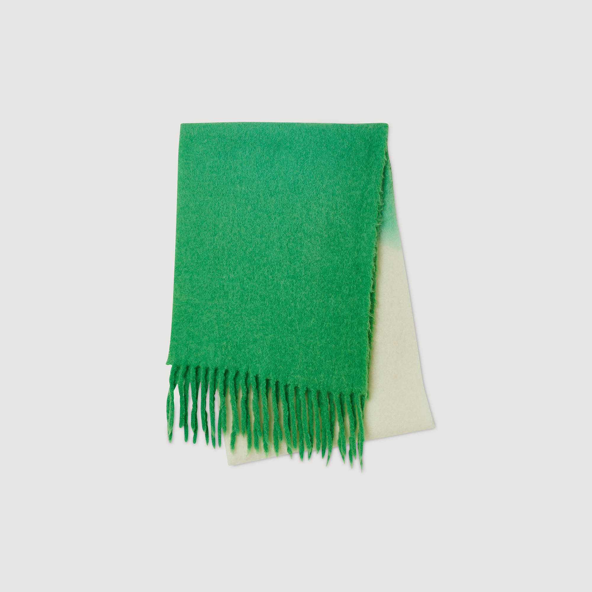 Fringed scarf