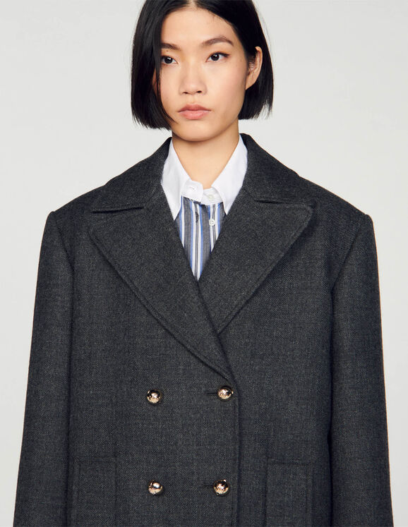 Wool pea jacket