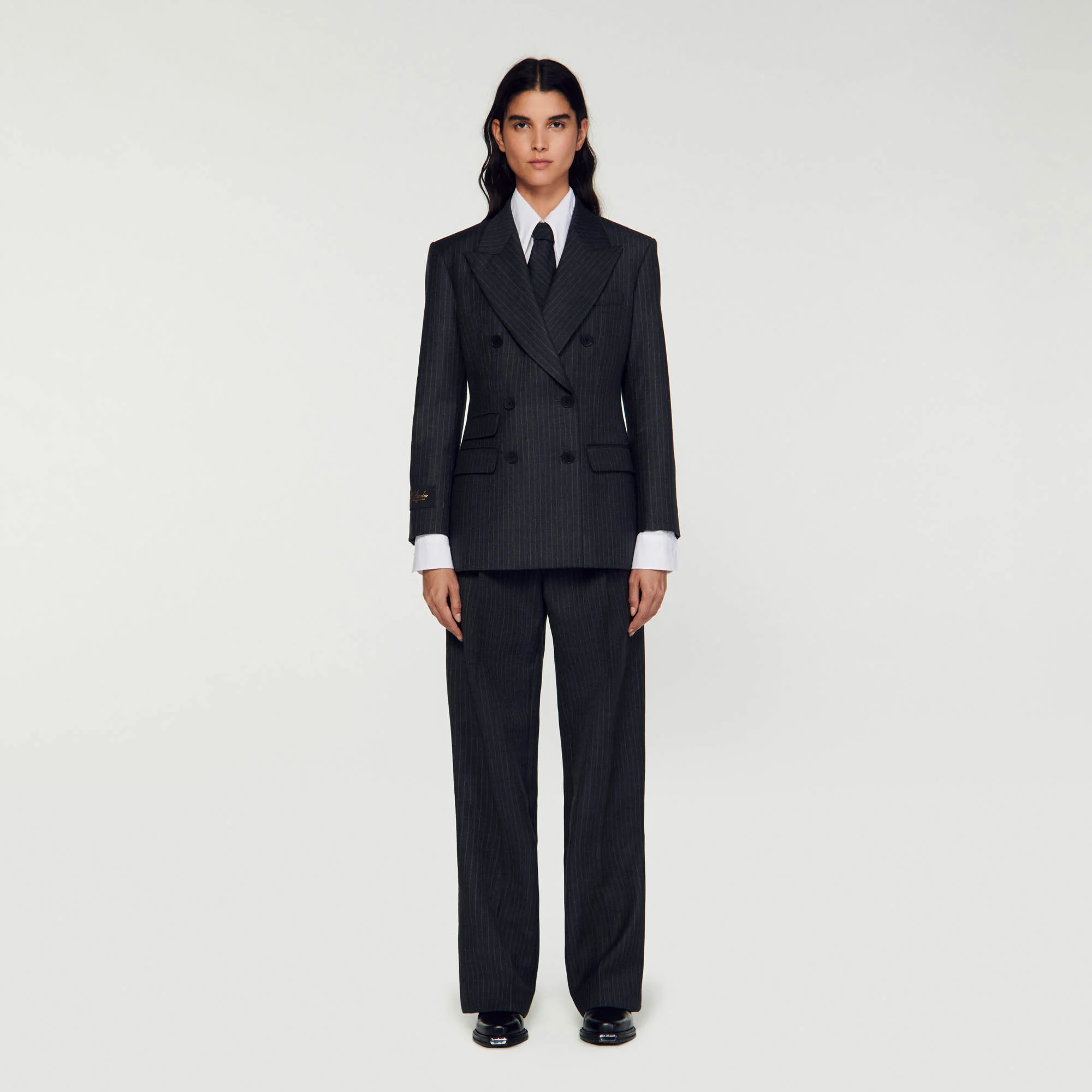 Stripy suit jacket