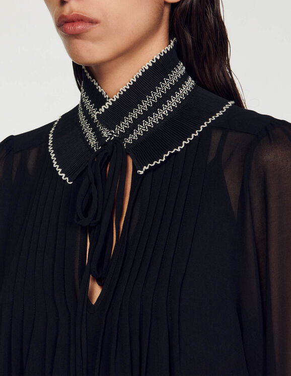 Billowy chiffon dress