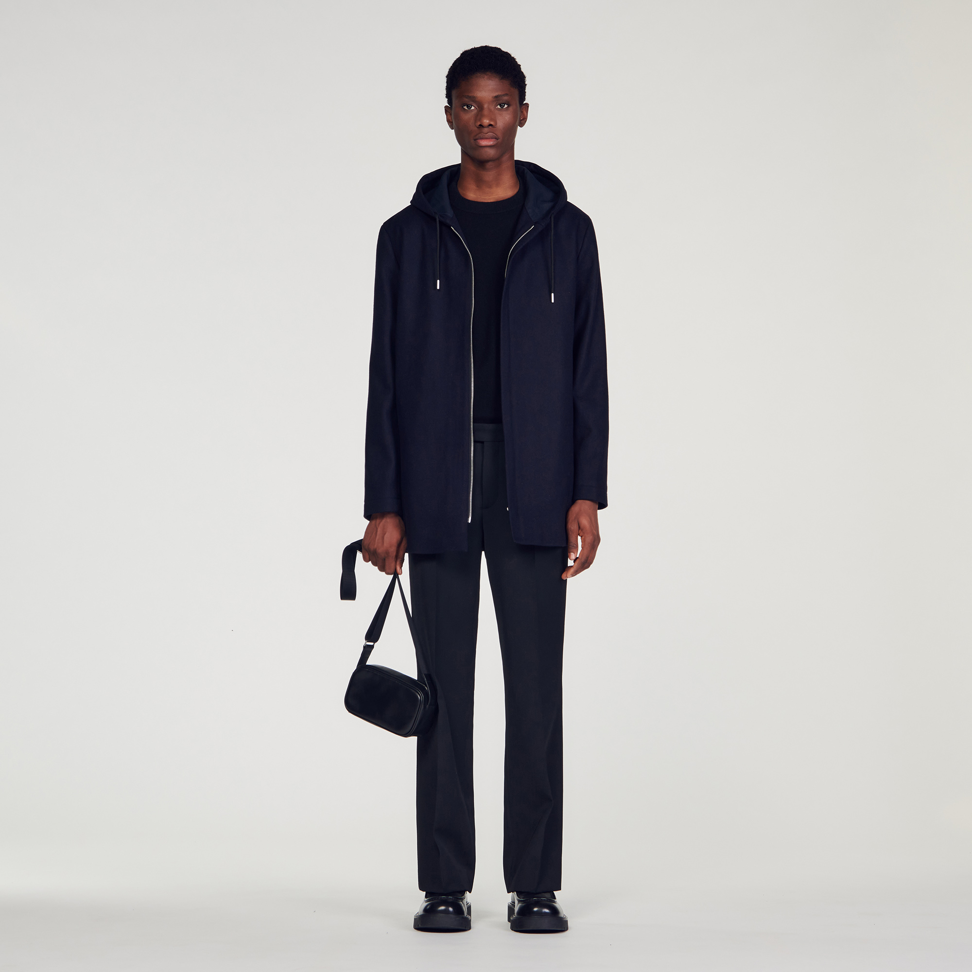Hooded coat