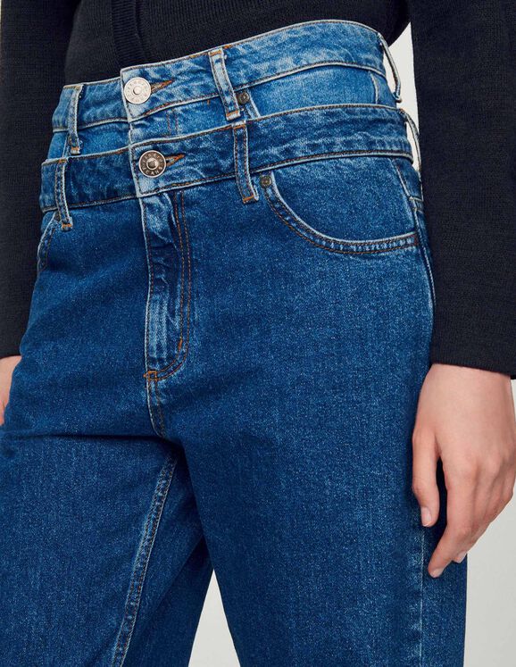 Trompe l'&oelig;il mom jeans
