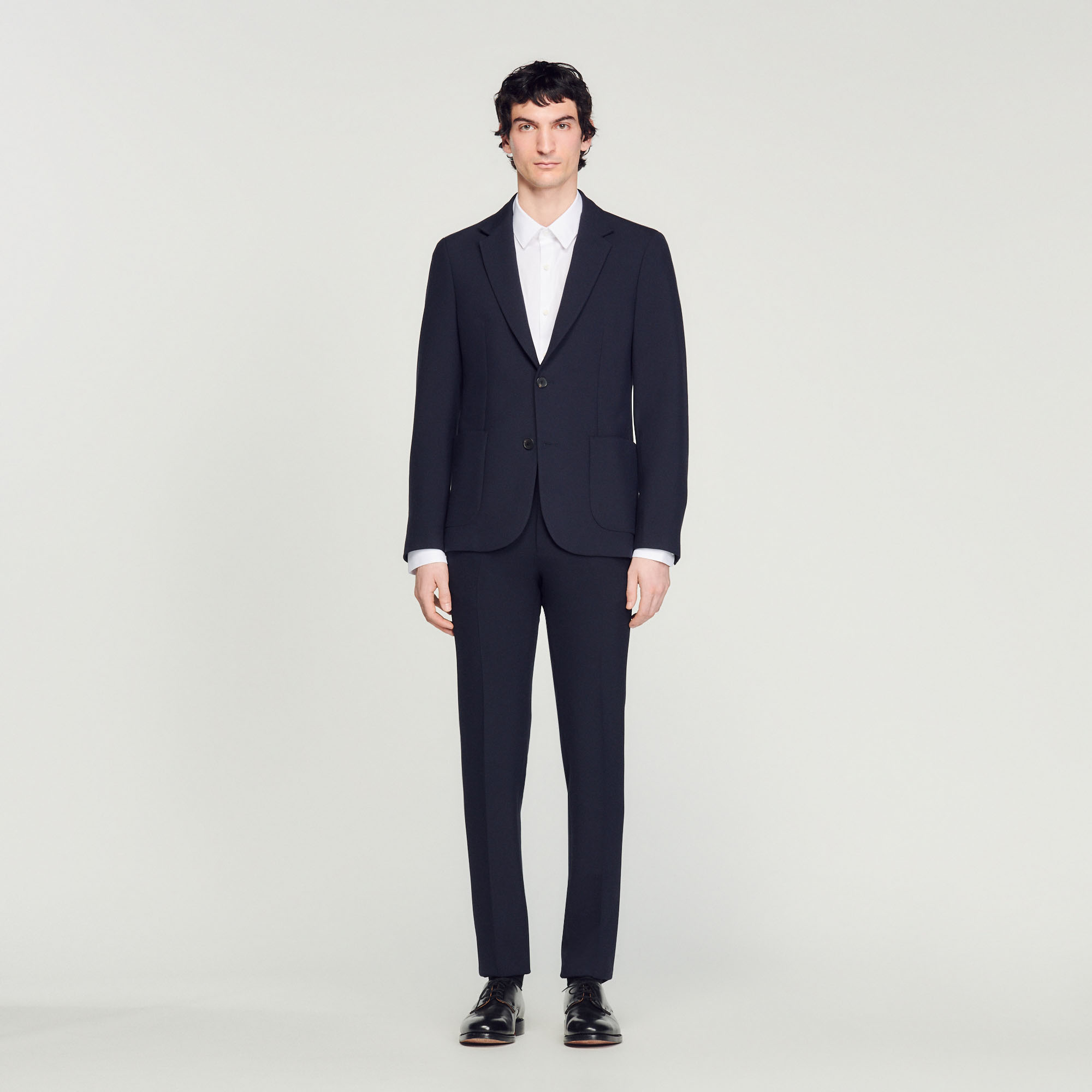 Unstructured suit jacket