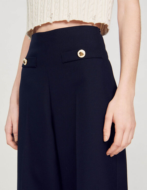 Wide-leg trousers