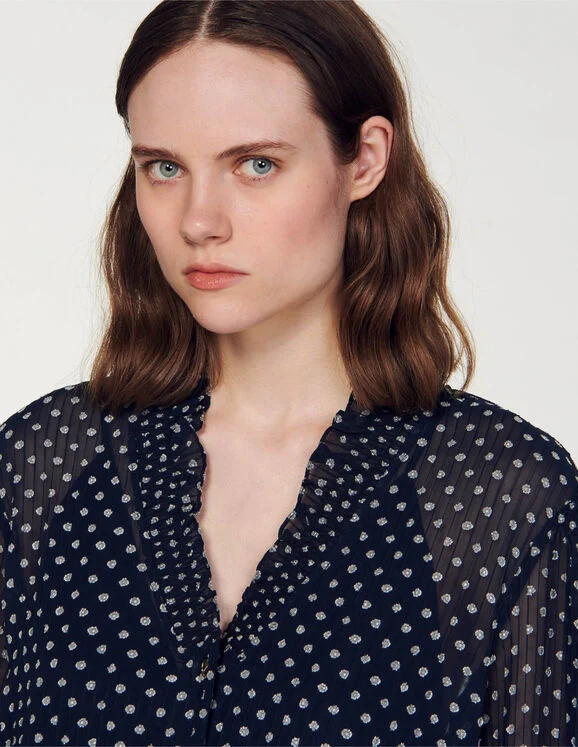 Short polka dot dress