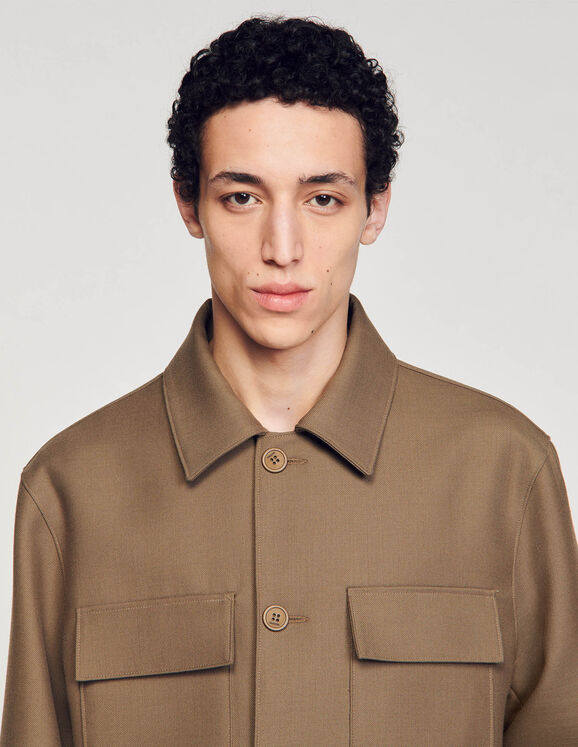 Buttoned overshirt
