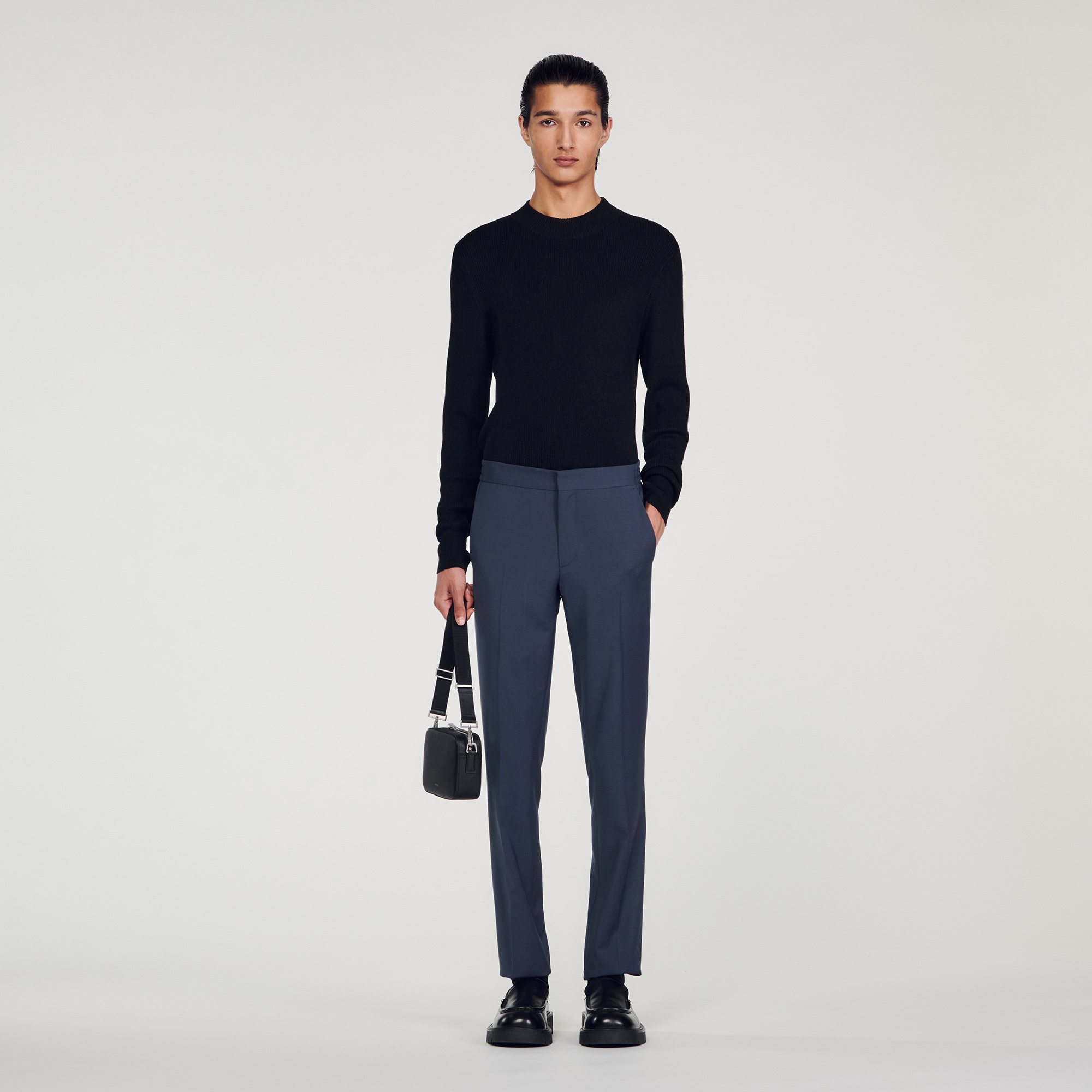 Virgin wool pants