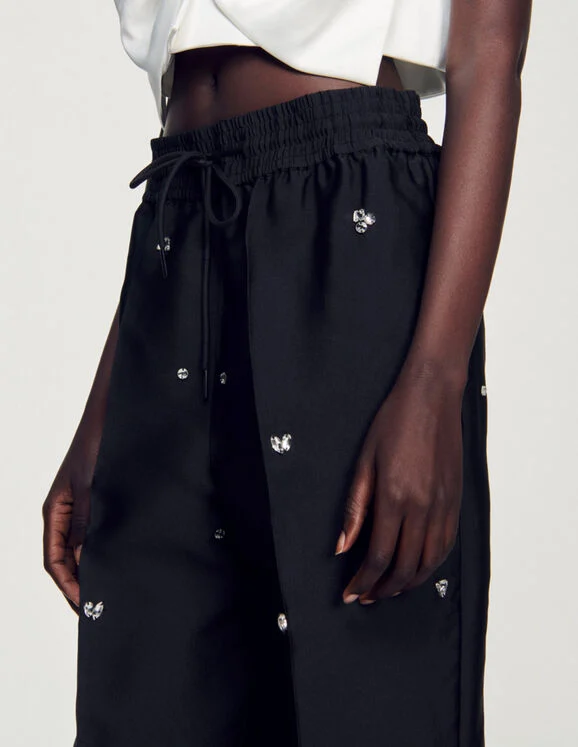 Rhinestone trousers