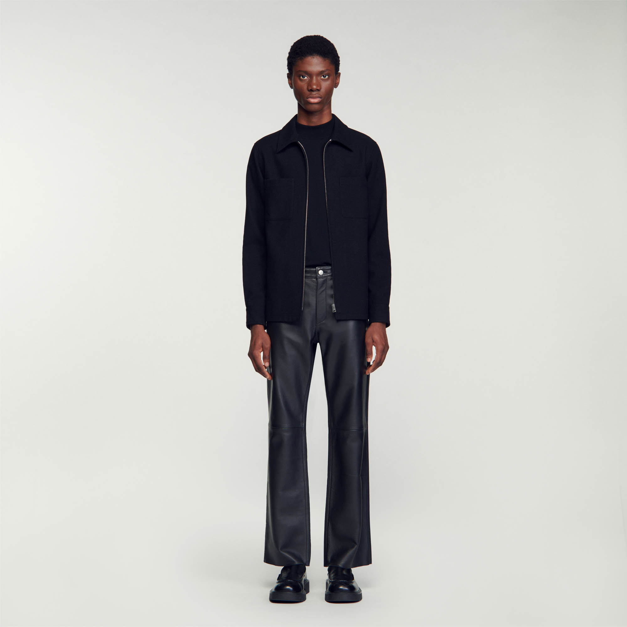 Wool overshirt
