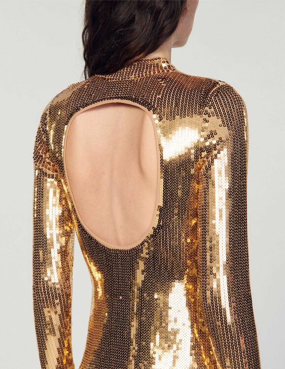 Sequin midi dress