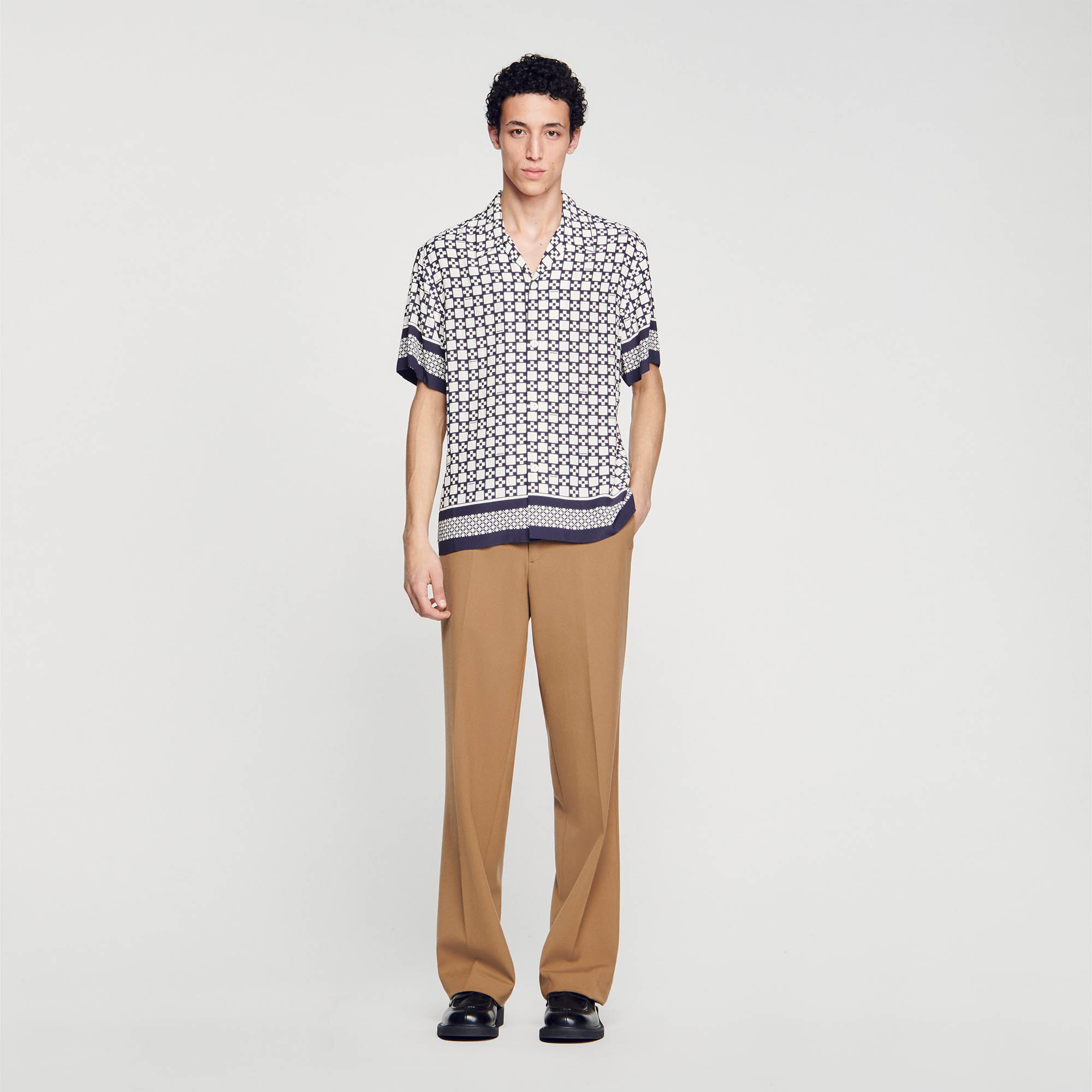 Square Cross short-sleeved shirt