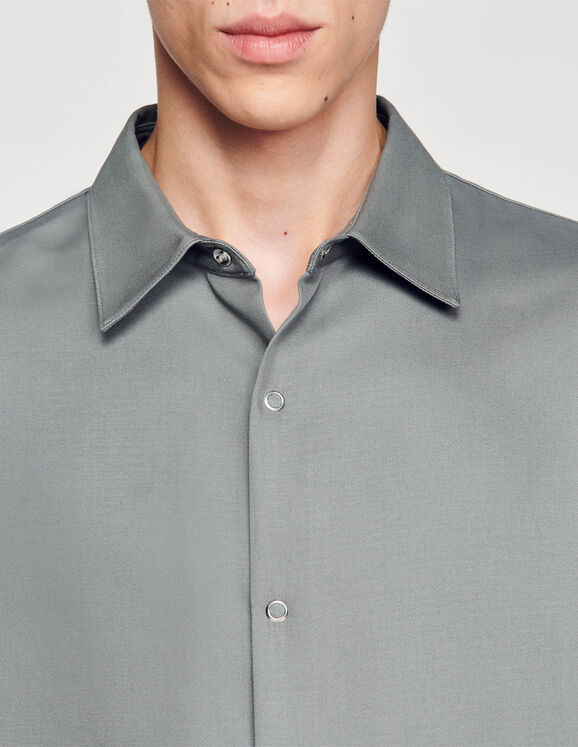 Button-front shirt