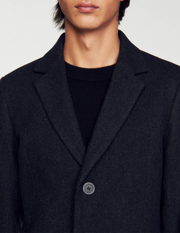 Broadcloth wool coat