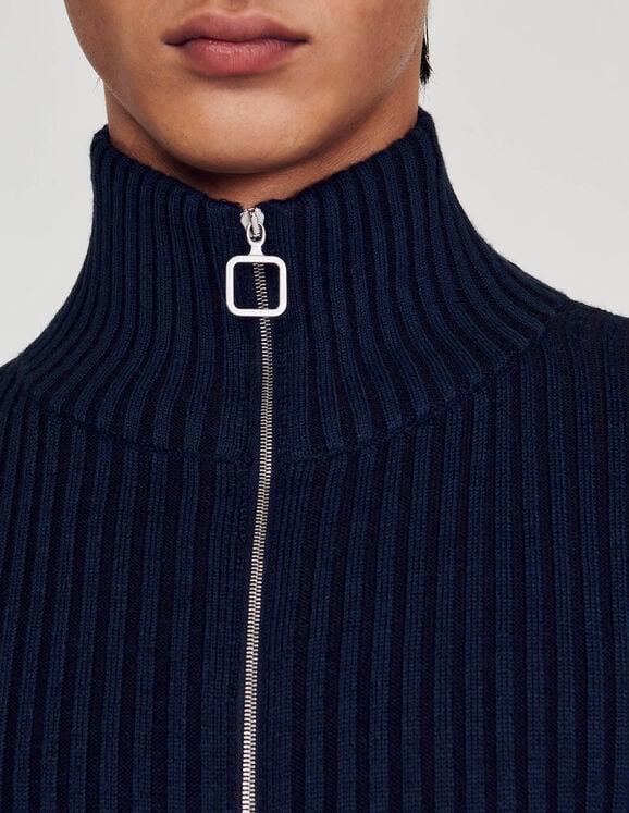 Ribbed cardigan
