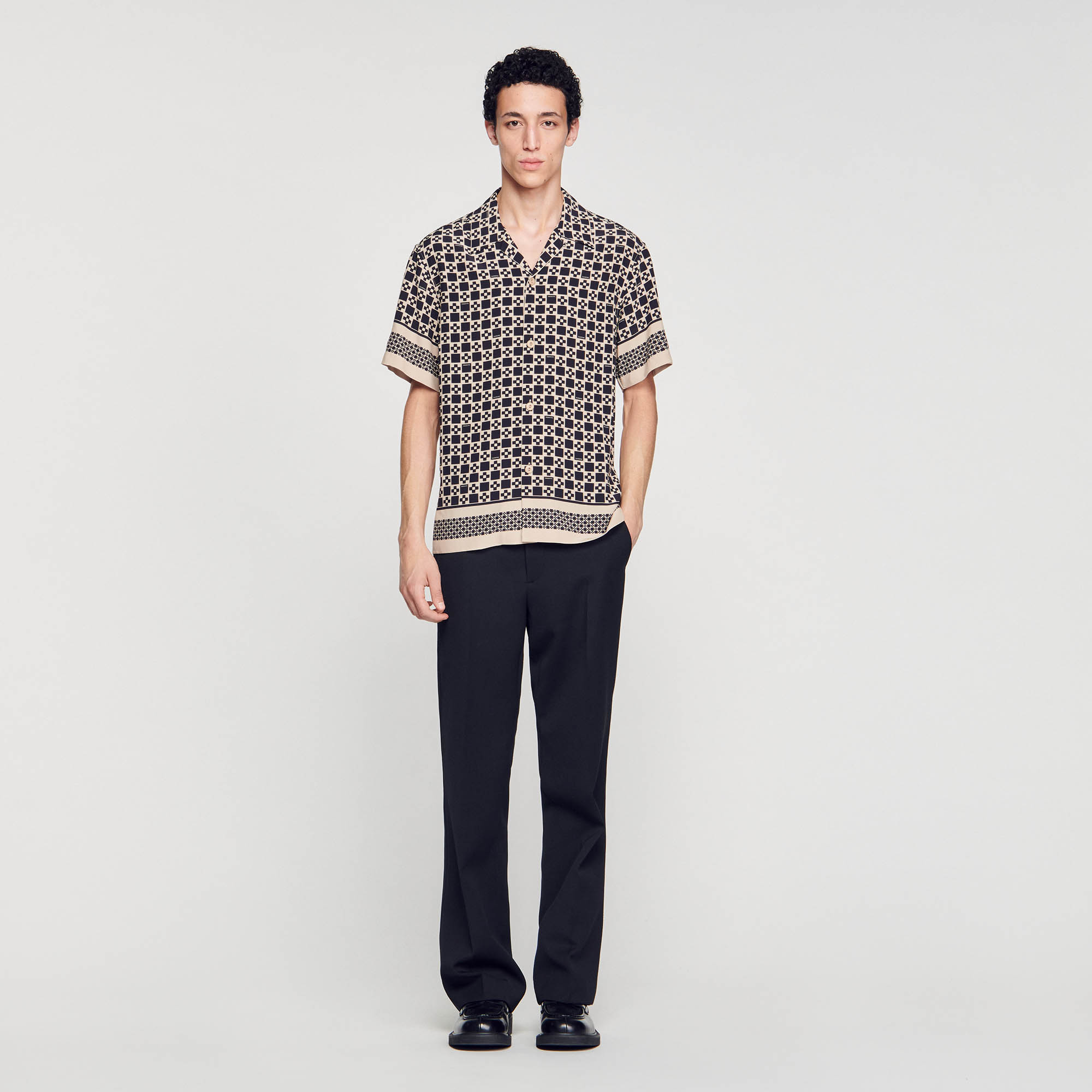 Square Cross short-sleeved shirt