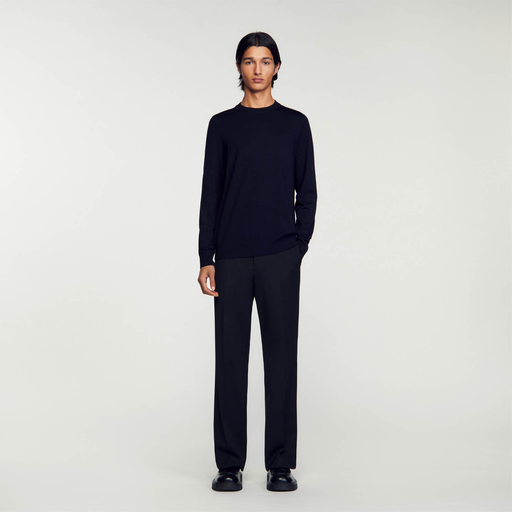 Fine knit wool sweater