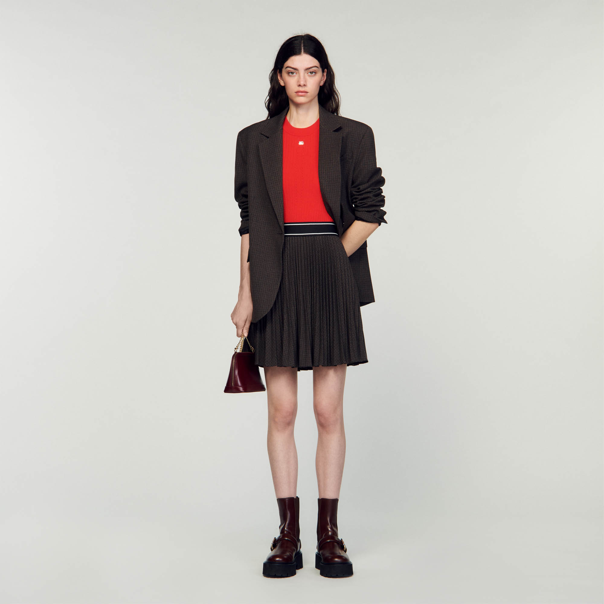 Pleated skirt