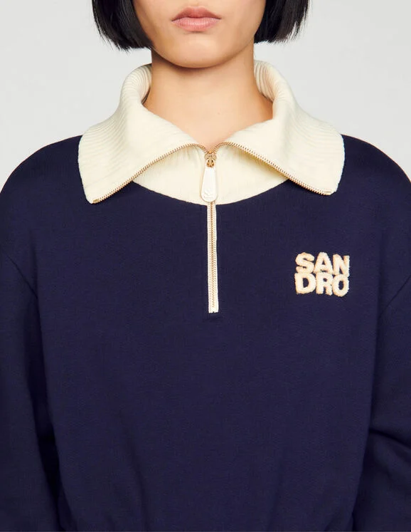 Cropped sweatshirt