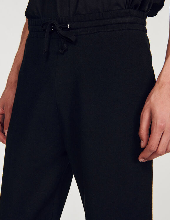 Knit jogging bottoms
