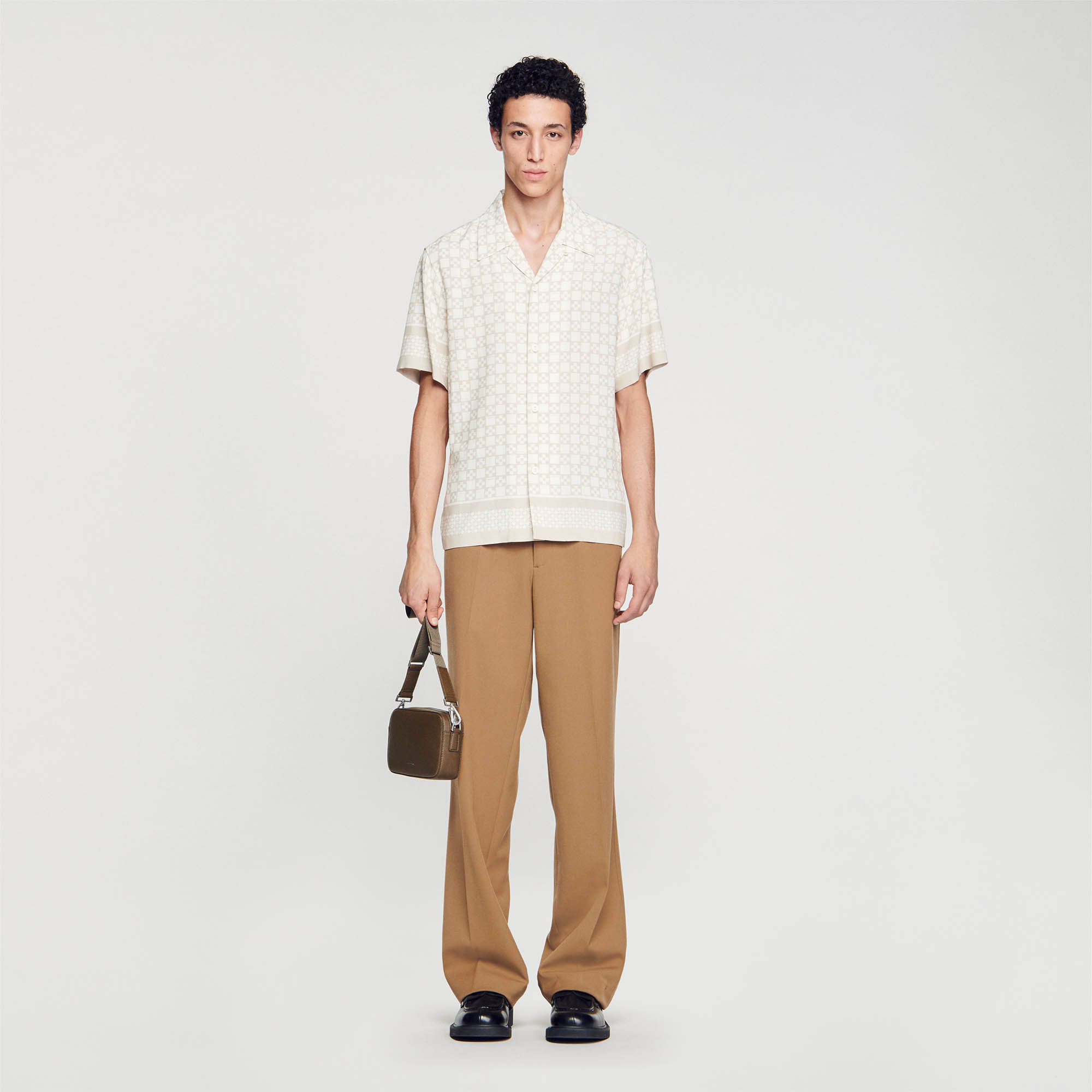 Square Cross short-sleeved shirt