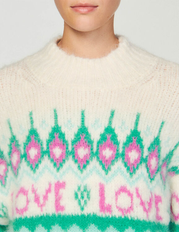 LOVE knit sweater