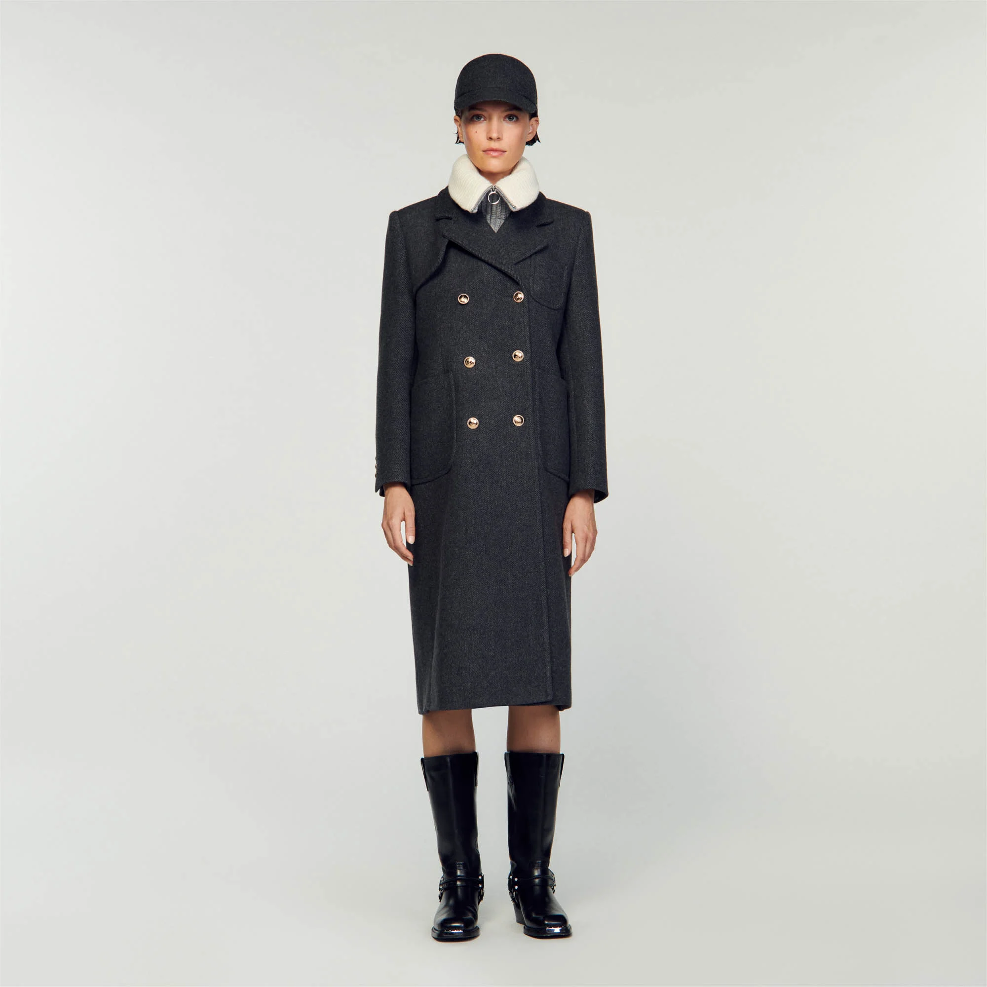 Long officer coat