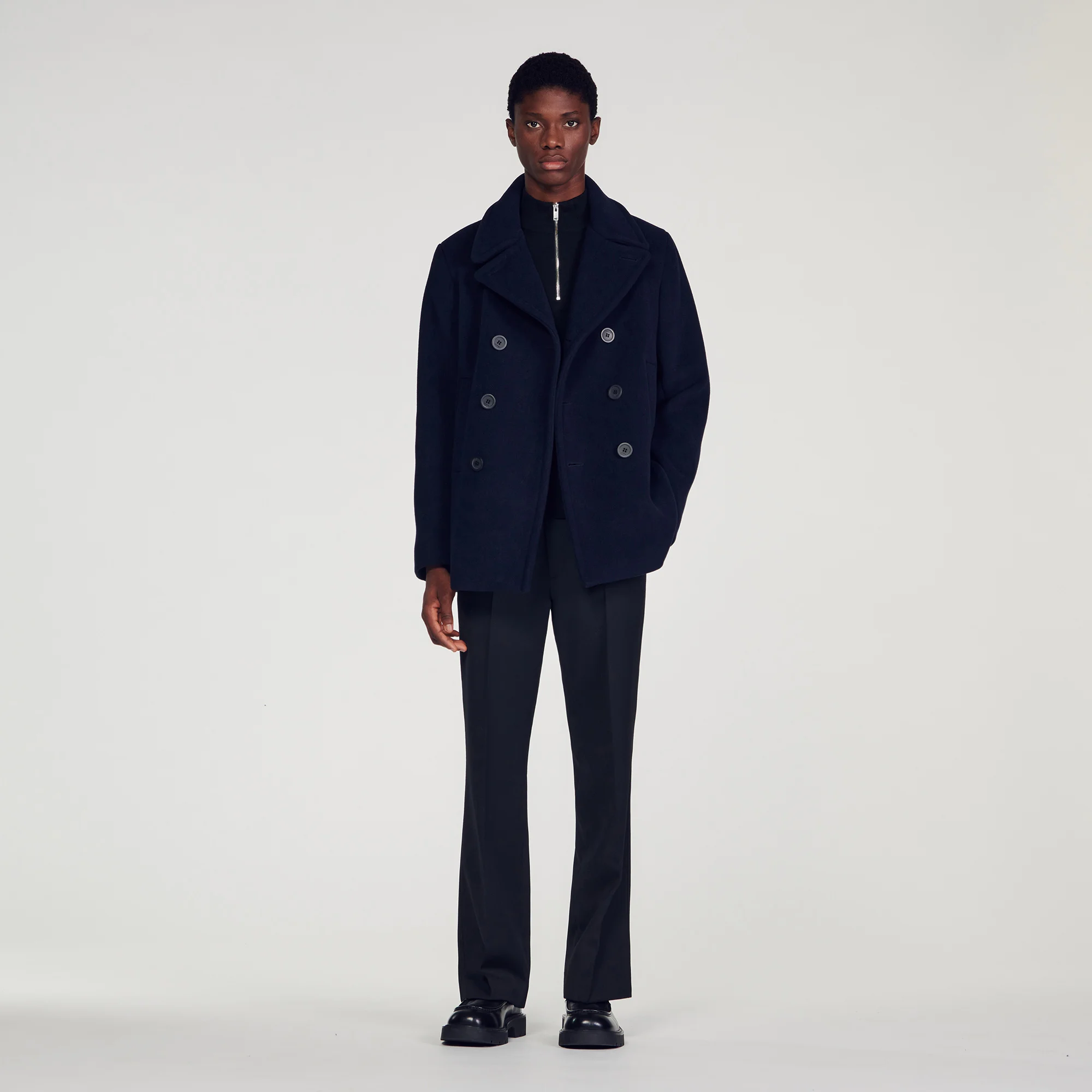 Wool pea coat