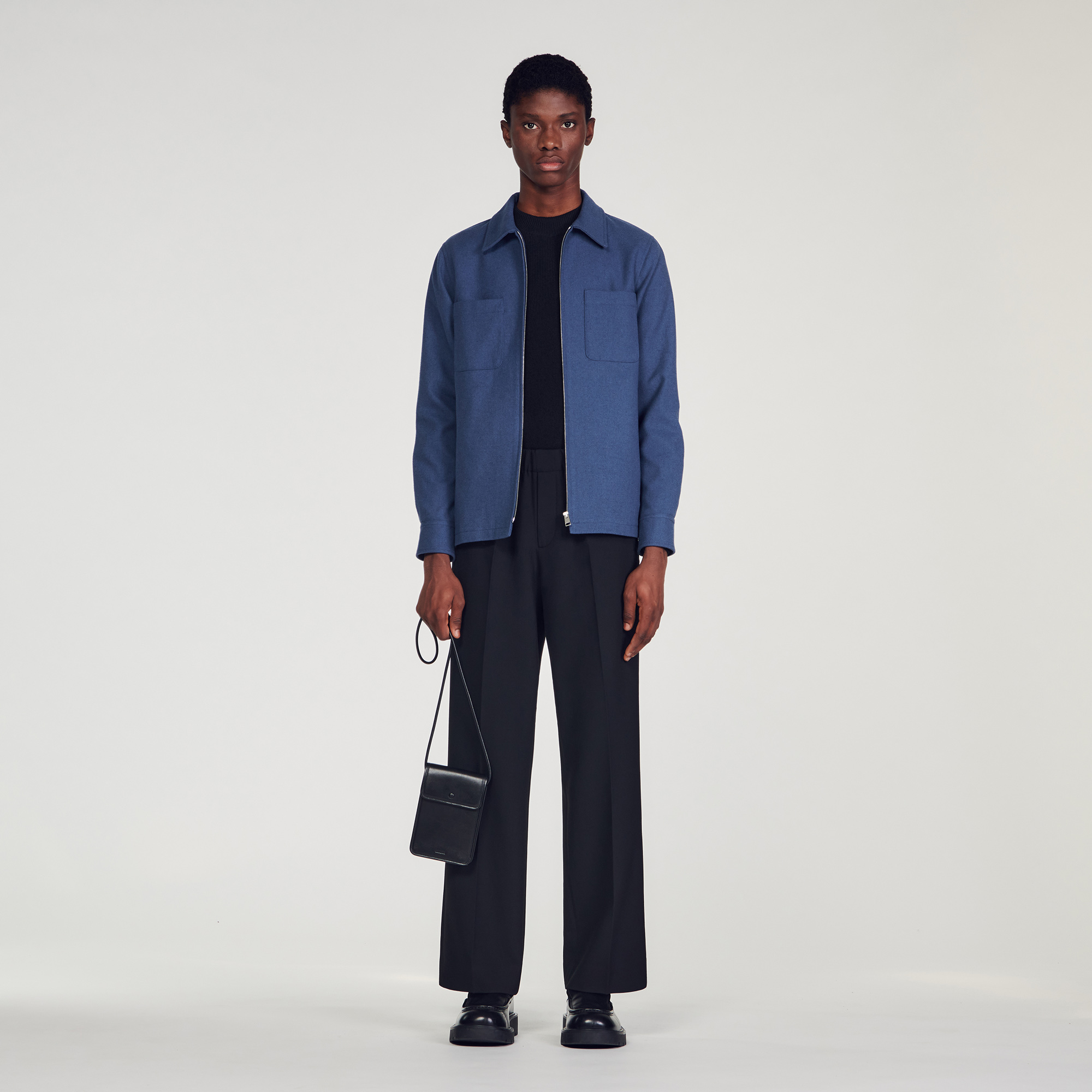 Wool overshirt