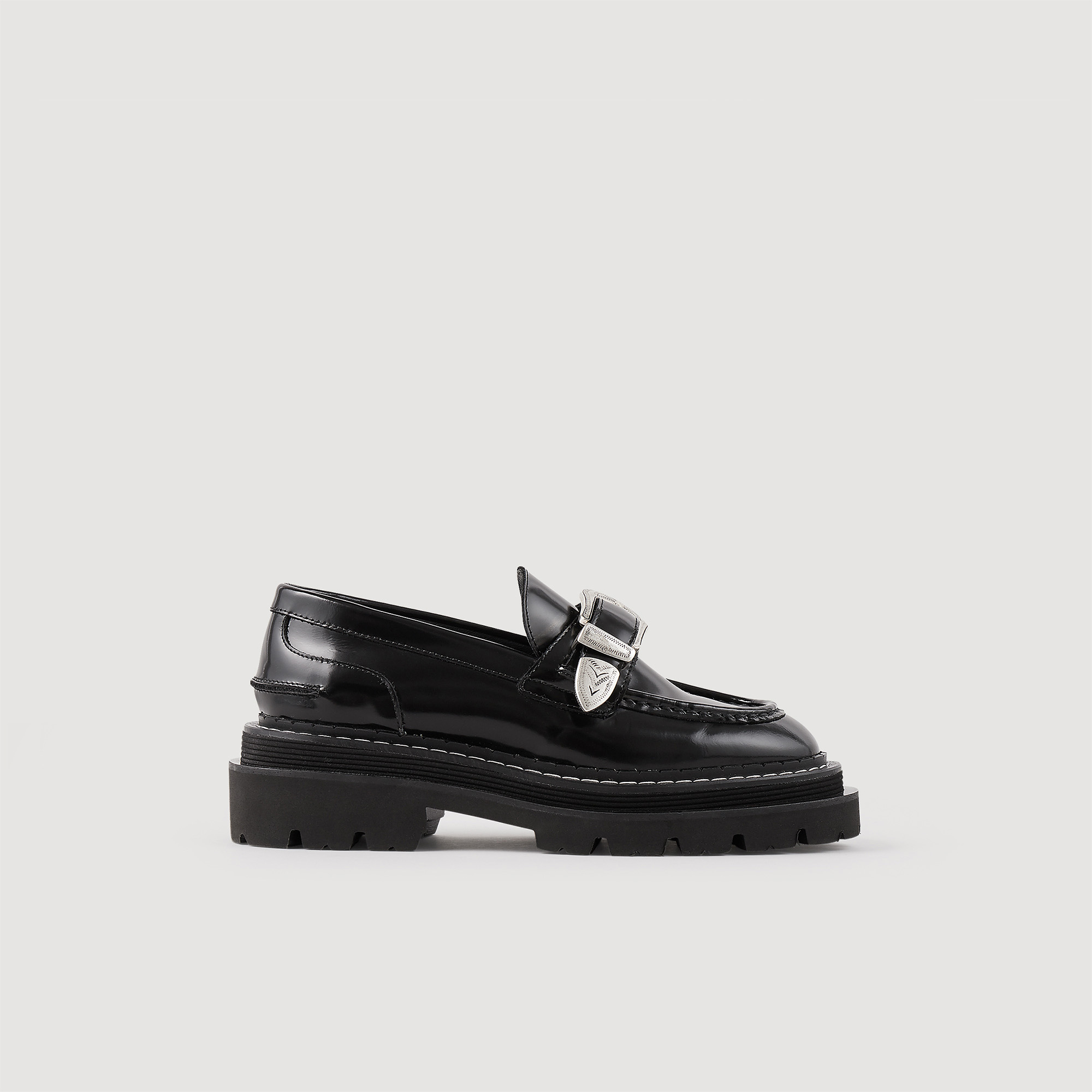 Leather loafers