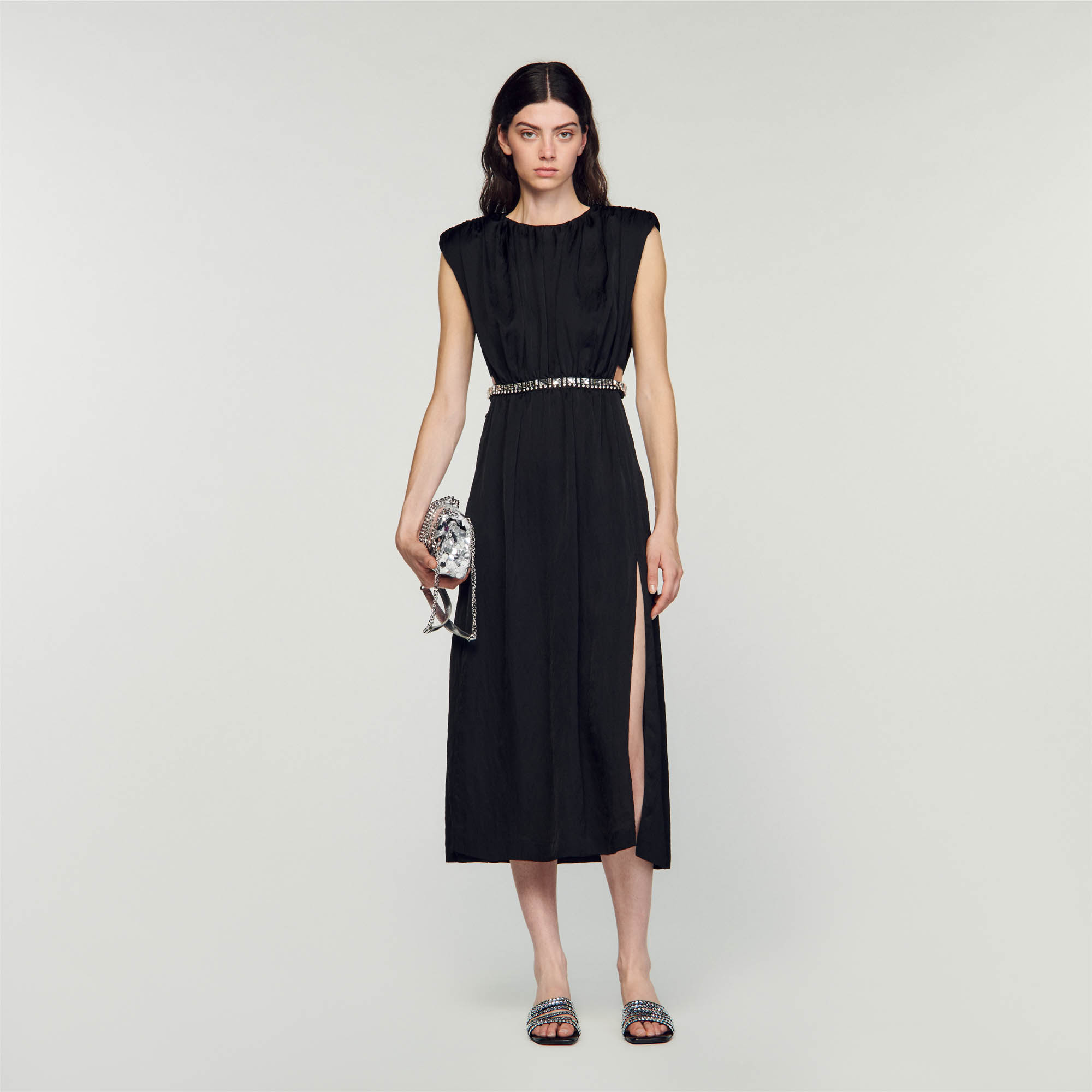 Jewelry-style maxi dress