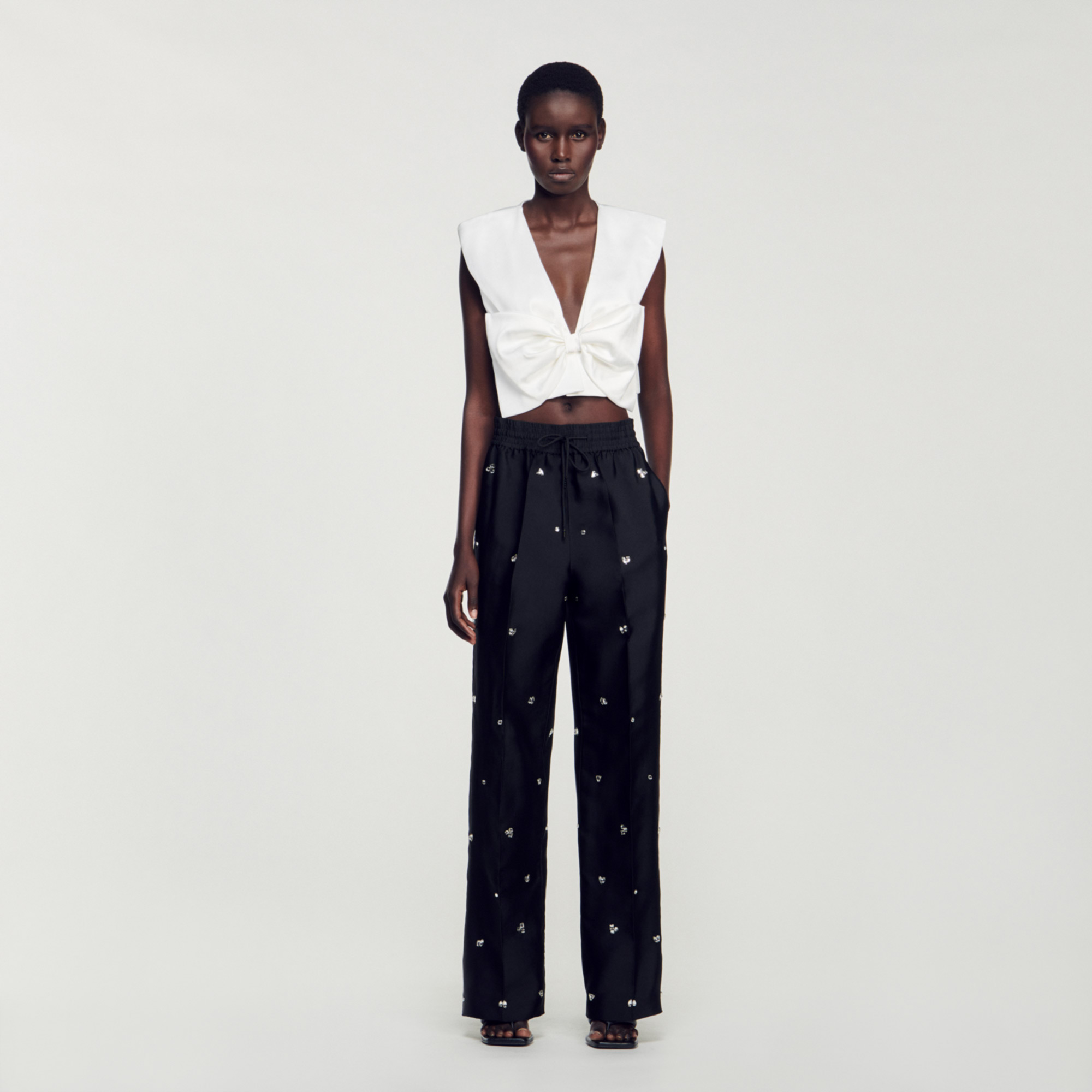 Rhinestone trousers