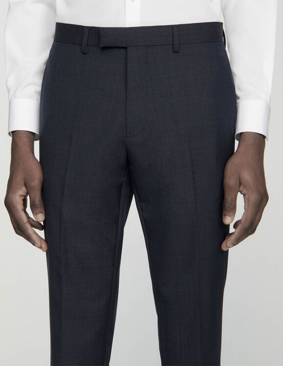 Wool suit pants