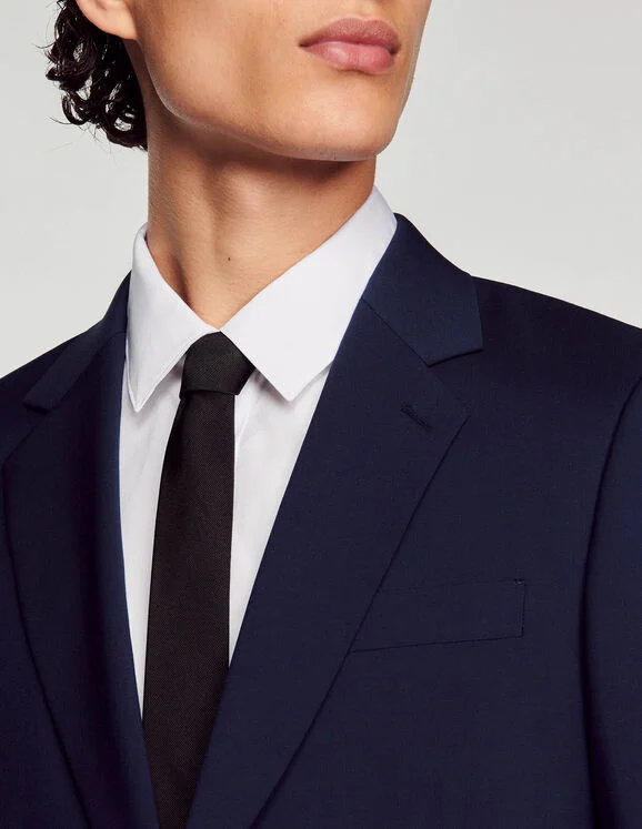 Wool suit jacket