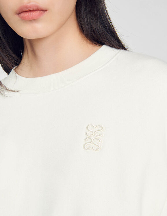 Cropped sweatshirt