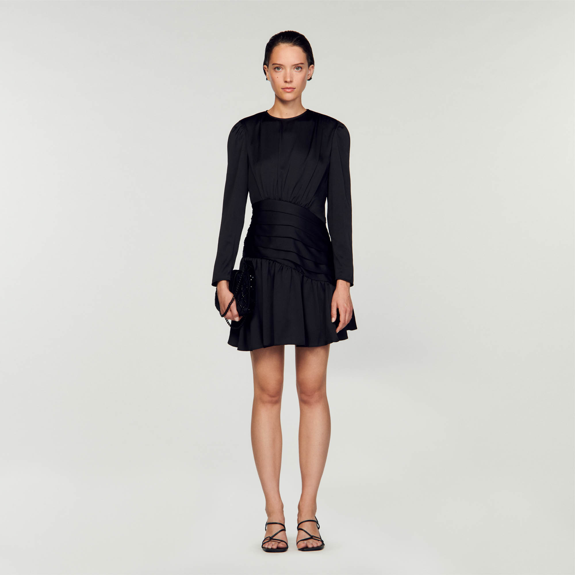 Short draped dress