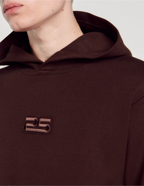 Knit hoodie