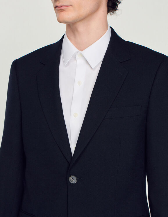 Wool suit jacket
