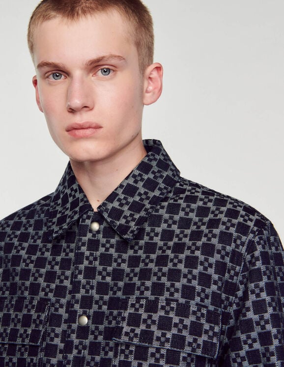 Square Cross overshirt