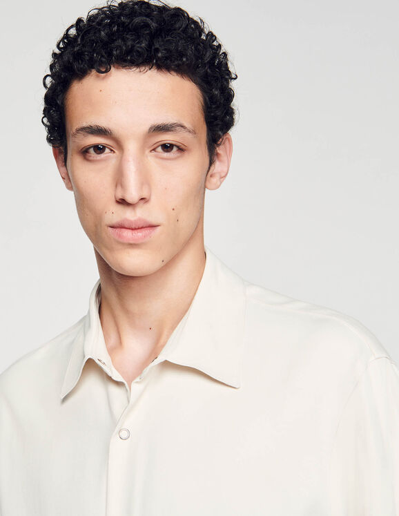 Button-front shirt