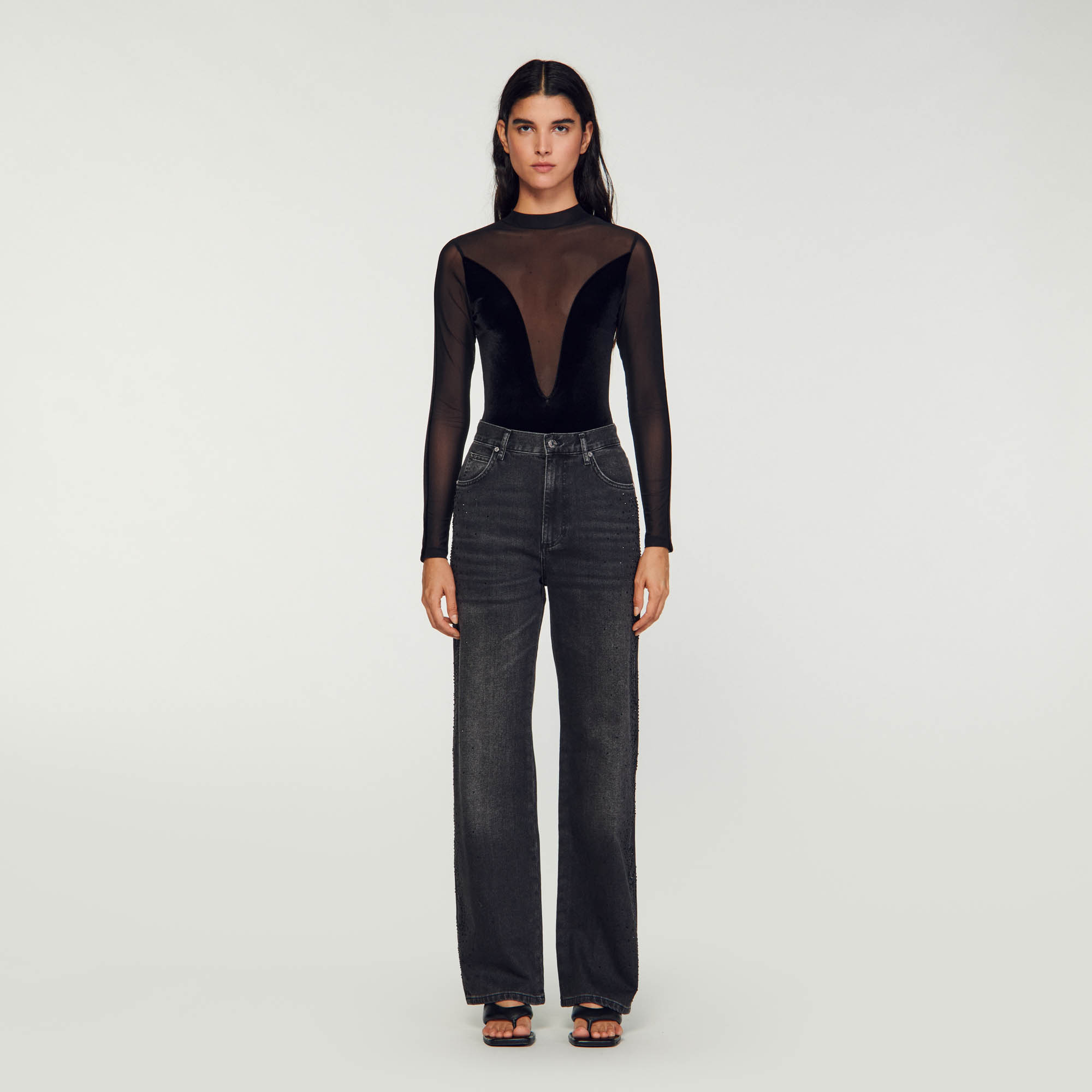 Velvet bodysuit