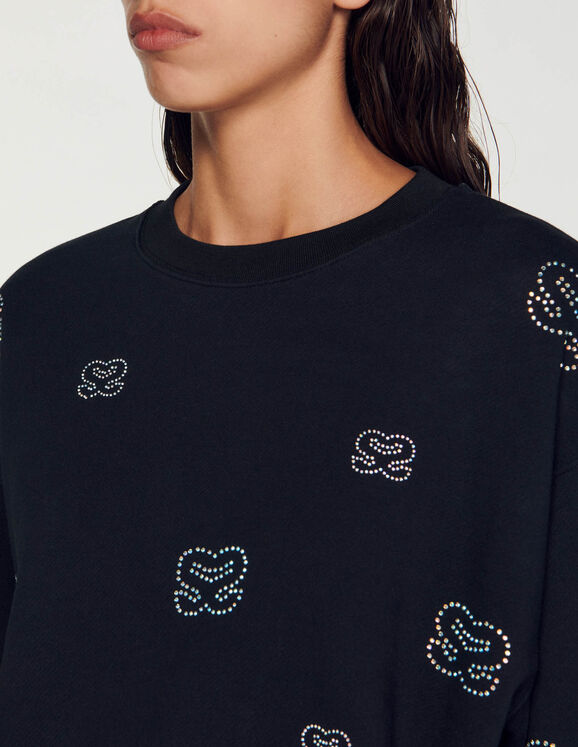 Cropped double S sweatshirt