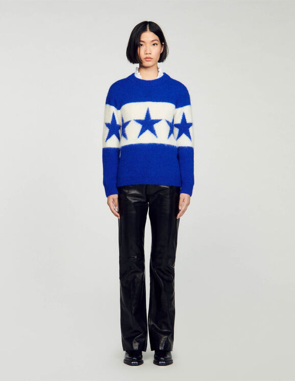Starry knit sweater