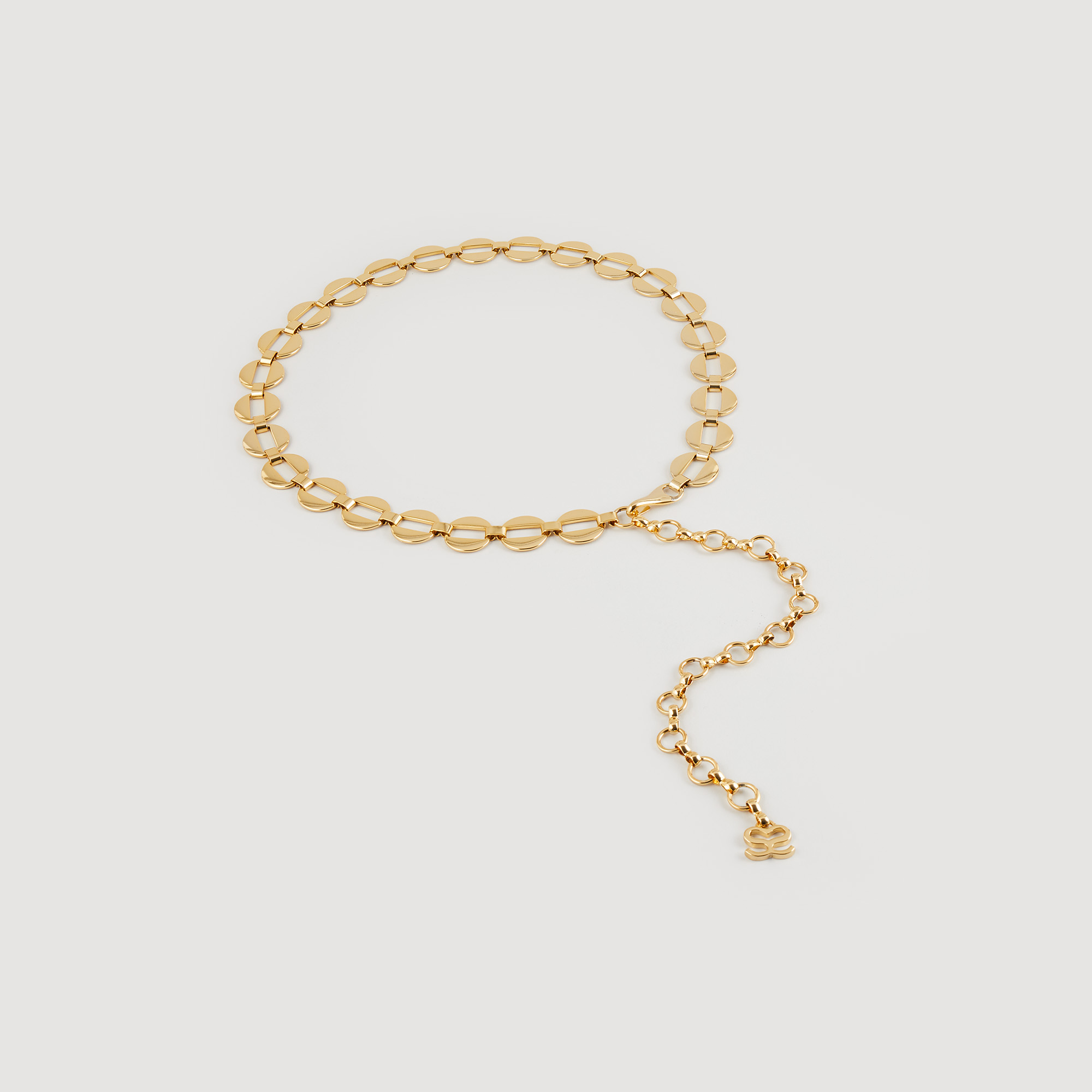 Embellished chain belt