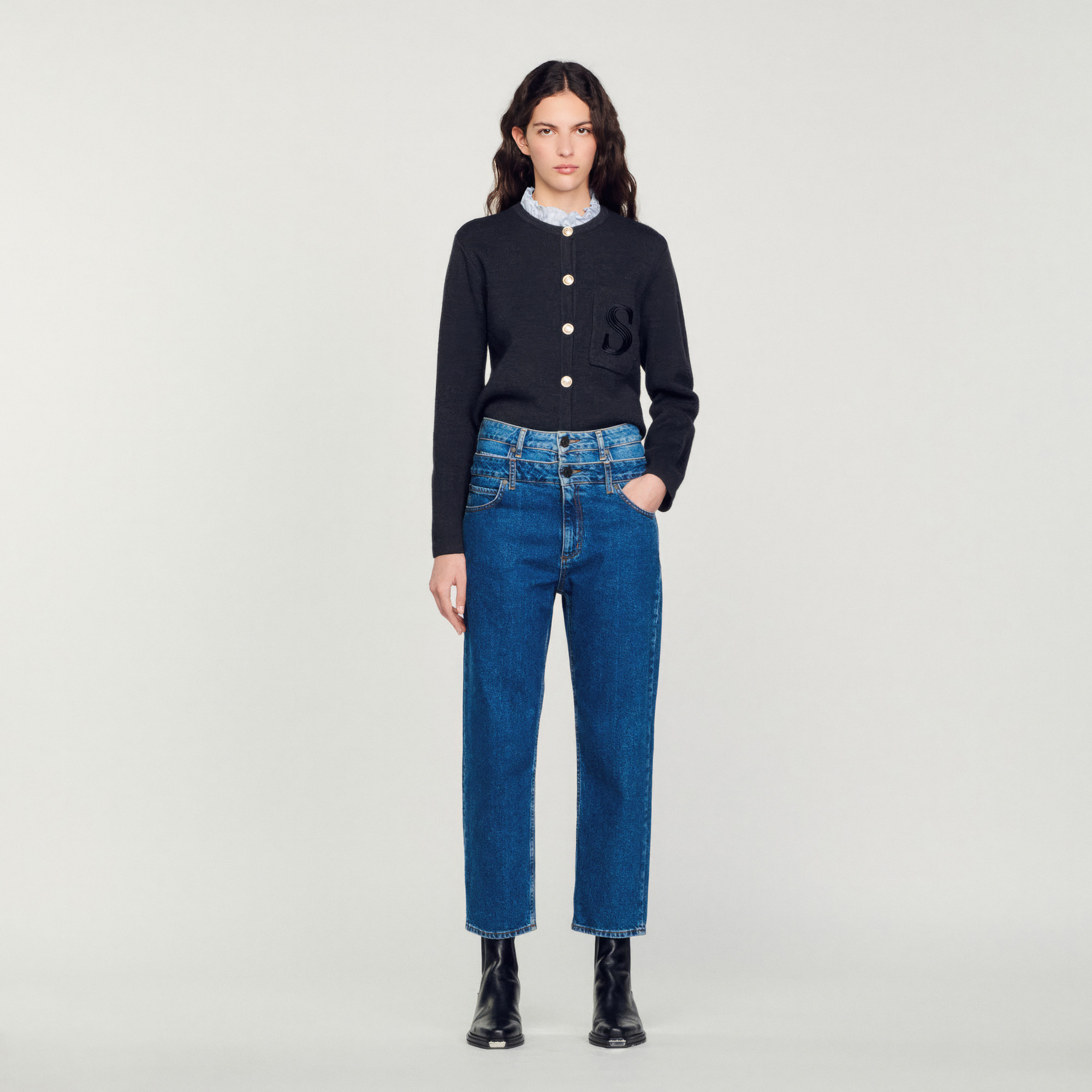 Trompe l'&oelig;il mom jeans