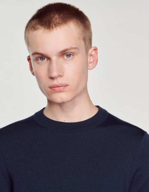 Fine knit wool sweater