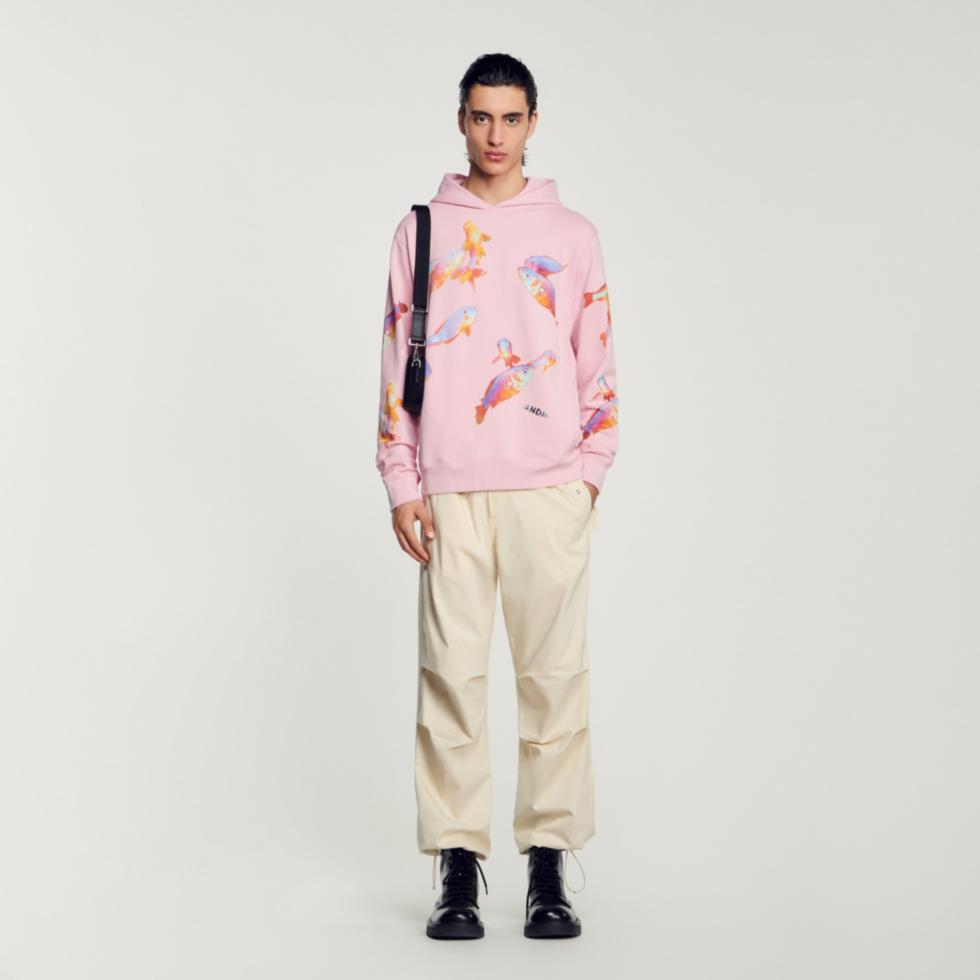 Hooded printed sweatshirt